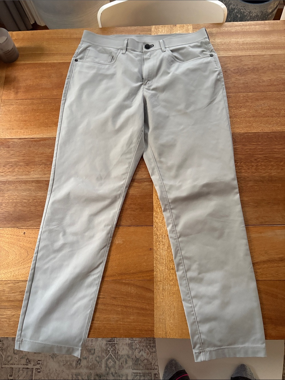 Light Gray Women's Straight-Leg pant